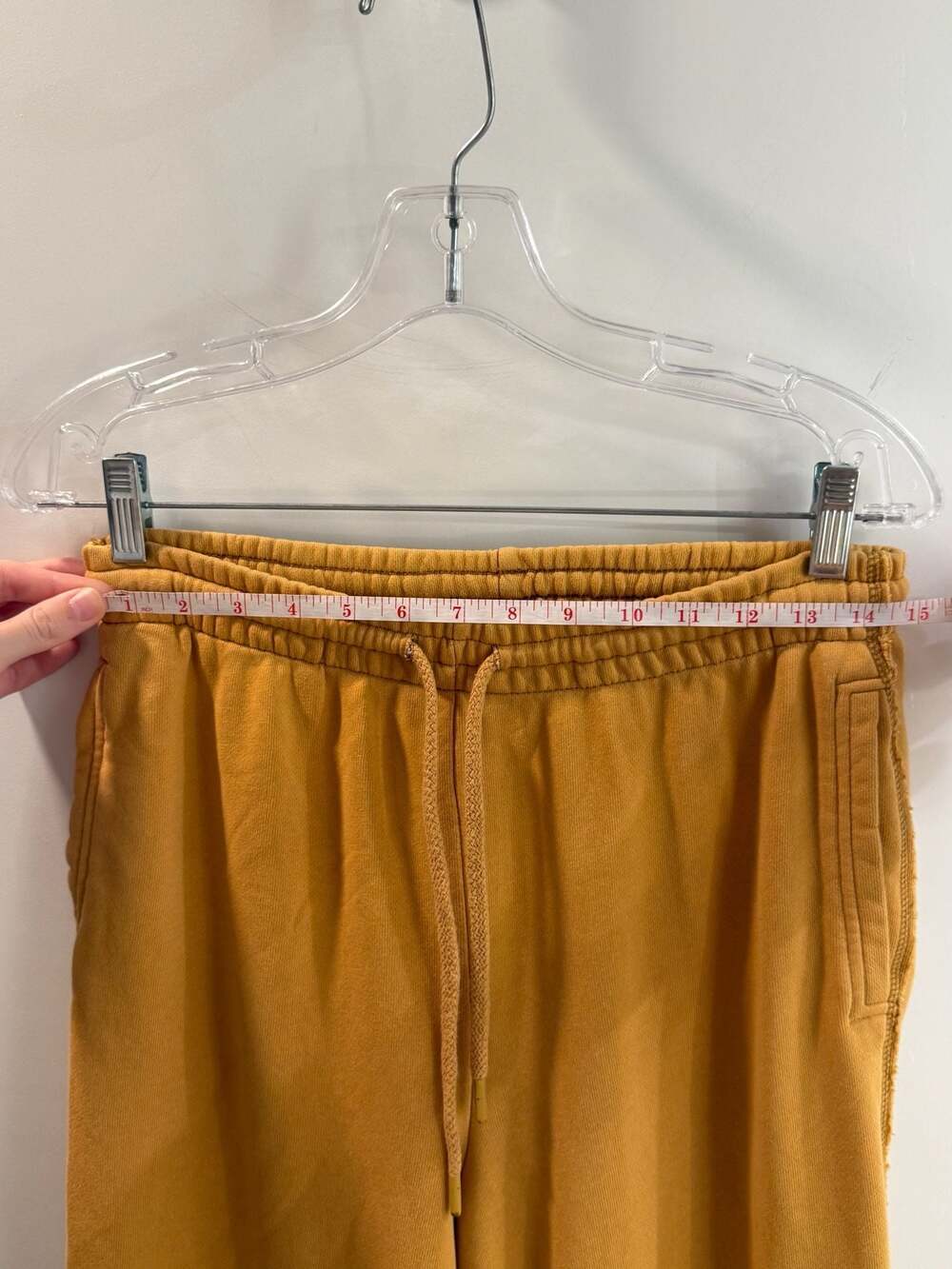 Aerie Mustard Yellow Jogger Sweatpants Size M Long - Picture 4 of 9